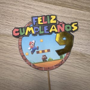 cake topper mario